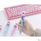  Bút Bi Bấm Kì Lân Nhiều Màu ( 10 Màu Khác Nhau ), dễ thương, đáng yêu , ngộ nghĩnh trẻ em -dc4682 