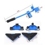  Bộ dụng cụ hỗ trợ nâng và di chuyển đồ đạc tam giác 40 bánh Thông Minh xoay 360 độ trọng tải tối đa 300 kg -dc5036 