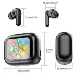  Tai nghe Bluetooth M6 màn hình cảm ứng thông minh chống ồn ENC/ANC chống nước IPX6 cuộc gọi HD 