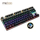  Bàn Phím Cơ Metoo zÊrÔ TKL Led Rainbow và không led 87 phím 