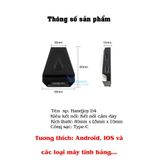  Handjoy D4 | Bộ chuyển đổi chuột và bàn phím cho điện thoại chơi game PUBG, ROS, FreeFire kết nối không có độ trễ 