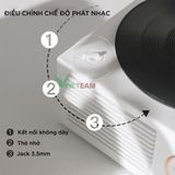  Loa Bluetooth phong cách Retro X10 Giả Lập Đĩa Than -dc4053 