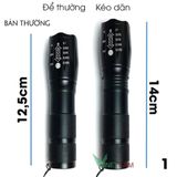  Đèn pin 5 chế độ đèn có thể phóng to CREE XML-T6 