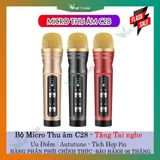  Micro/Mic C28 đẳng cấp live stream ✔ Bản chuẩn Tiếng Anh ✔Giả giọng đầy đủ ✔Có chế độ AUTO -TUNE✔ Bản nâng cấp -dc4143 