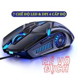  Chuột chơi game máy tính G5 led RGB- chuột Gaming thiết kế 6D, chỉnh được DPI, tương thích pc, laptop, máy bàn -dc4398 