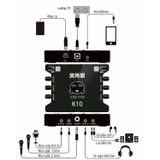  Combo sound card thu âm/Karaoke/Livestream online XOX K10 và K3000 