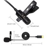  Micro thu âm, Mic Thu Âm cài áo Cho Điện Thoại Chân TypeC phù hợp với xiaomi ,Huawei...Tiện lợi chắc chắn tiếng rõ ràng 