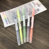  Set 6 Bút Dạ Quang Hai Đầu 2 màu highlight màu Pastel đánh dấu ghi chú, trang trí sổ tay HC628 -dc4946 