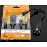  Cáp chuyển USB sound sang âm thanh 3D 7.1 (Đen) -dc997 