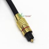  Dây cáp âm thanh quang optical 1m loại tốt 2 đầu mạ vàng (màu đen dây to) -DC4477 