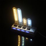  Đèn LED USB Mini 3 bóng,8 Bóng DC 5V Tiện Dụng gồm 24 bóng siêu sáng cổng cắm USB thích hợp để bàn học, đọc sách -dc4338 