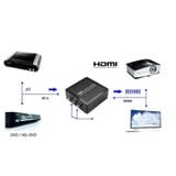  THIẾT BỊ CHUYỂN ĐỔI AV SANG HDMI THÊM CỔNG ÂM THANH FULL HD (ĐEN) DC933 