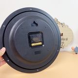  Đồng hồ treo tường tròn kim trôi MEILI size 25cm -dc2553 