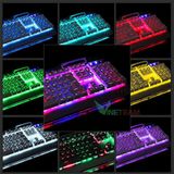  Bàn Phím Gaming K618 Super Pro New 2024 Led Đổi Màu 10 Chế Độ Led Khác Nhau Ngang Phím Cơ -dc4029 