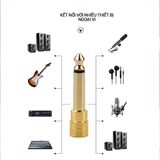  Jack chuyển tín hiệu cổng loa 6.5mm dương ra 3.5mm âm - Đầu chuyển cổng 6.5 sang 3.5mm -dc3125 