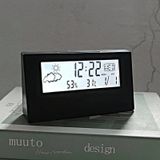  Đồng hồ báo thức điện tử đa năng tiện dụng Đồng hồ Để Bàn Có Đèn LED Nền Hiển Thị Lịch, Nhiệt Độ - Độ Ẩm -dc5076 