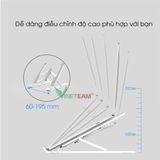  Giá đỡ Laptop Macbook stand P1 nhựa ABS hỗ trợ tản nhiệt gấp gọn chỉnh độ cao, đế tản nhiệt laptop ipad macbook -dc4453 