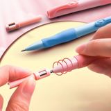  Bút chì kim bấm 2B cá heo ngòi 2.0mm có tay cầm định vị cho bé tập viết 