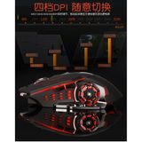  Chuột chuyên game không dây Divipard Q3 Silent - Pin sạc-Led 7 màu tự chuyển -dc3864 