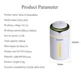  Máy tạo độ ẩm làm sạch không khí mini i9 cắm nguồn USB để bàn làm việc, xe hơi thương hiệu humidifier -DC3558 