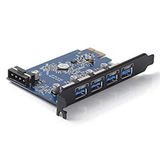  Card chuyển cổng PCIe ra USB 3.0 1 ra 4 cổng Orico PVU3-4P-V1-dc688 