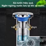  Phụ kiện ngăn mùi thoát sàn nhà tắm INOX 304 chống mùi hôi ngăn vi khuẩn trào ngược lên 