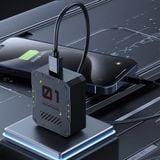  Dock Sạc & Dây Cáp 3 Trong 1 - Sạc Nhanh 100W 6A, Tương Thích iOS/Type C/Micro 