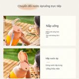  Máy Xay Sinh Tố Cầm Tay - Xay Hoa Quả Công Suất Lớn, Chất Liệu An Toàn, Bình Nước 1000ml 