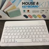  Bộ bàn phím chuột không dây mini bluetooth cho máy tính bảng ,táo,máy tính, điện thoại di động 