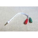  Cáp chia Audio 3.5mm ra mic và loa -dc1014 