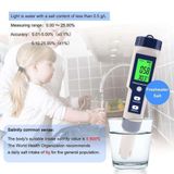  Bút đo độ mặn - Kiểm tra chất lượng nước 5 trong 1 - pH/TDS/EC - Kèm 3 gói pH tiêu chuẩn 