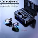  Tai nghe Bluetooth không dây TWS XS Plus v5.0  chống nước Ipx7 Âm thanh 9d Chống ồn cao cấp Pin trâu 3600mah 