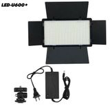  Đèn led U600 U800 bóng 3200-5600k điều chỉnh nhiệt độ - đèn chụp ảnh phòng thu ánh sáng quay video livestream studio 