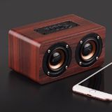  [Nhập Khẩu] Loa gỗ Super Bass Vi tính -Loa bluetooth âm thanh nổi HIFI Stereo speaker W5 -dc2179 