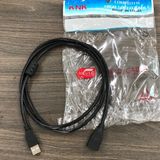  Dây cáp USB nối dài chống nhiễu 1M5/ 3M/5M(Đen)- Hàng Chất Lượng - Full box 