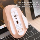  Chuột không dây pin sạc ZiyouLang X7 kết nối 2 chế độ Bluetooth, Wireless  cho máy tính, Laptop 