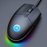  Chuột máy tính, chơi game có dây G3SE thiết kế nhỏ gọn, Led bao quanh đẹp mắt, DPI tùy chỉnh -dc4729 