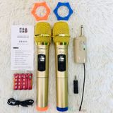  Bộ 2 micro karaoke không dây Vinetteam S29 /S30 kết nối bluetooth cho loa kéo- Hỗ trợ thiết bị có jack cắm 3.5mm và 6.5m 