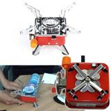  Bếp Gas Mini Du Lịch Xếp Gọn, Đánh Lửa Tự Động Hợp Kim Chống Gỉ Cao Cấp Tiện Lợi 