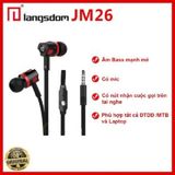  Khuyến mại khủng] Tai nghe nhét tai earphone Langsdom JM26 Super Bass -dc2339 
