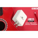  Củ Sạc Nhanh 3.4A EarlDom ES-193 kèm dây sạc chân micro -dc3792 