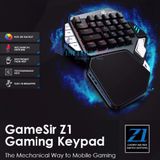  GameSir Z1 | Bàn phím cơ một tay Gaming Keypad - Hỗ Trợ Android/ IOS/PC -dc3589 