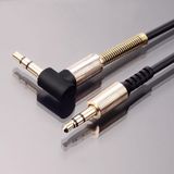  Dây cáp âm thanh 3.5 mm 1m Jack Cắm Aux 3.5 Đực Thu Âm (Đen) -dc2102 