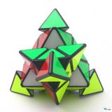  Đồ chơi Rubik MoYu MeiLong Pyraminx Sticker - Rubik Tam Giác Phát Triển IQ Hộp đen -dc2883 