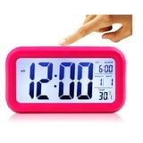  Đồng Hồ Báo Thức Điện Tử Để Bàn Màn Hình LCD Đa Chức Năng: Thời Gian, Lịch, Báo Thức, Nhiệt Độ 