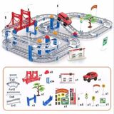  Bộ Ô TÔ ĐƯỜNG RAY 90 chi tiết -Đồ chơi lắp ráp đường đua ô tô hay nhất hiện nay -dc2497 