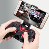  Bộ tay cầm chơi game Terios T3 kèm giá đỡ điện thoại T3 (Đen) -dc2814 