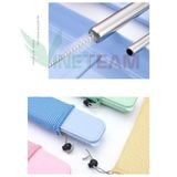  Bộ Đũa Muỗng Nĩa,ống hút Inox Kèm hộp đựng tiện lợi cho  du lịch / văn phòng đủ 9 món -dc4280 
