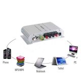  Bộ khuếch đại Hi-Fi /ÂM LY MINI ST-838 12V Hi-Fi 2.1 cho Xe ô tô,Xe máy, âm thanh gia đình có Bass 
