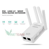  Thiết bị kích sóng wifi PIX-LINK 4 ăng ten LV-WR09 -dc3096 
